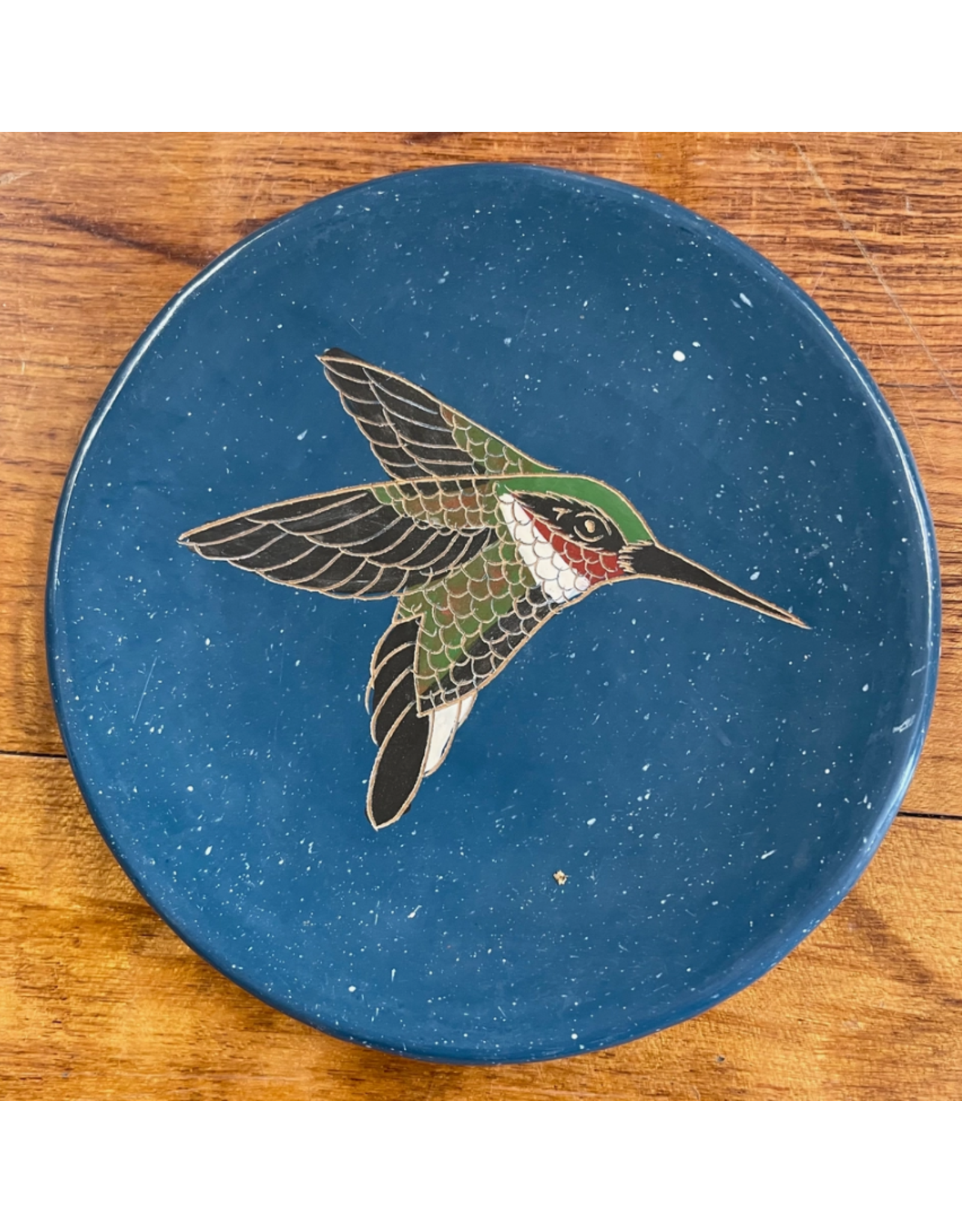 Nicaragua Hummingbird Ceramic Ring Dish, Nicaragua