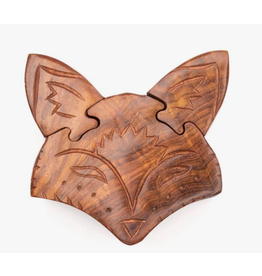 India Fox Face Puzzle Box