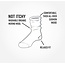 Wool Snuggle Socks - Reindeer/Black