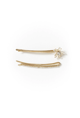 India CLEARANCE Set of 2 Hair Clips - Chamak, India