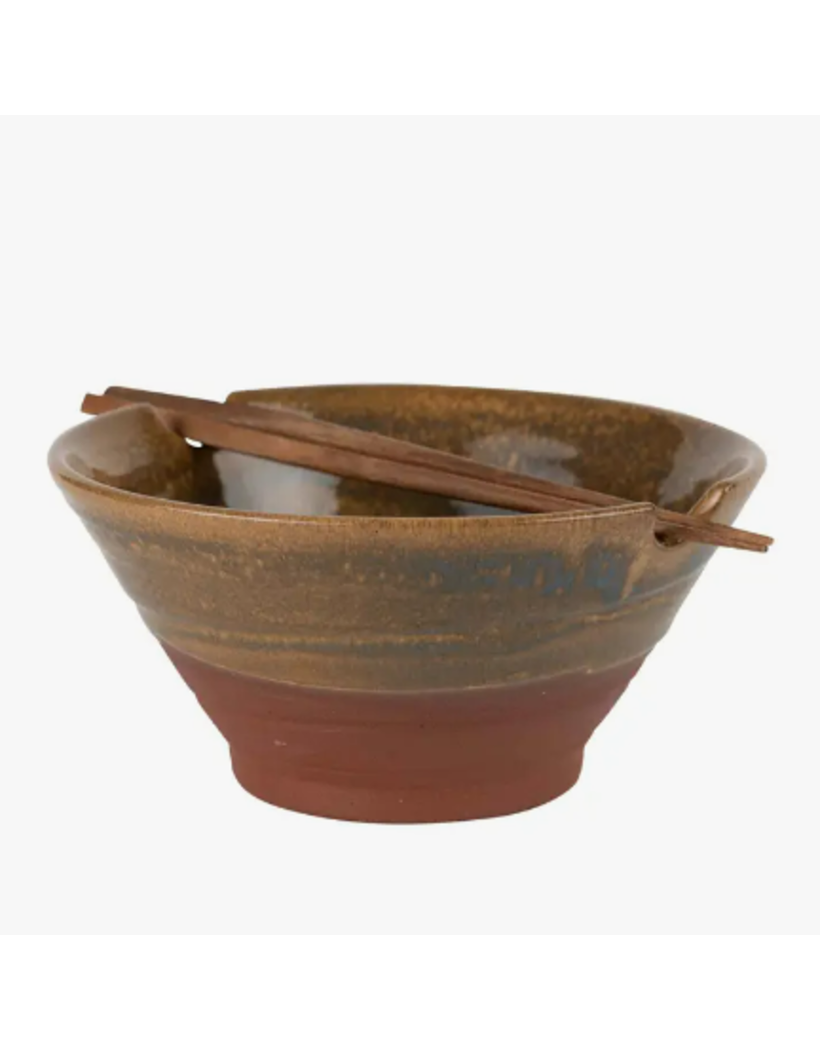 Nepal Chopsticks & Terracotta Bowl Set, Nepal