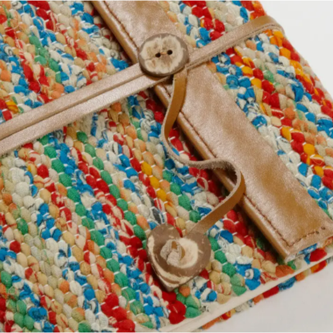 Sari & Leather Travel Journal