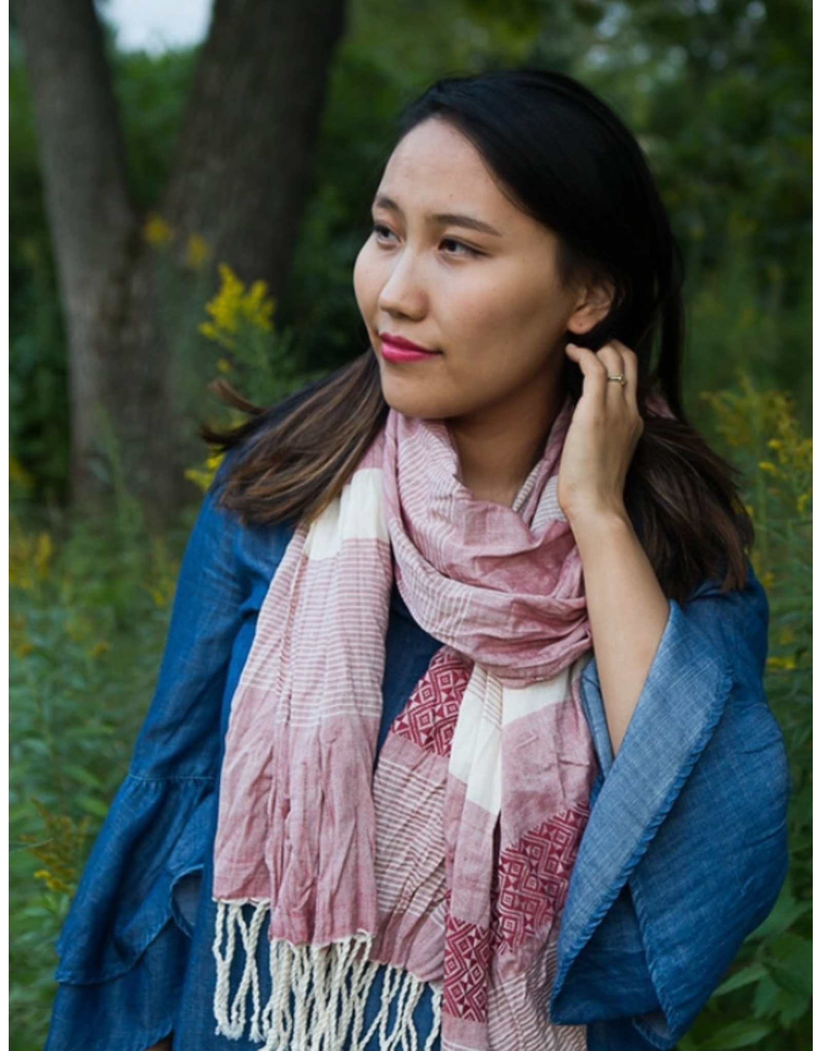 Vietnam CLEARANCE Tuyen Scarf - Pink, Vietnam
