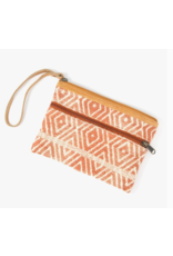 India Terracotta Shimmer Clutch Bag, India