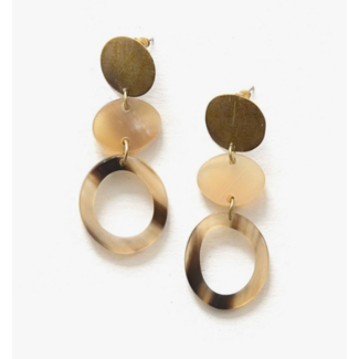 India Maverick Horn Earrings