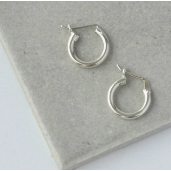 Adriana Hoop Earrings - Sterling Silver