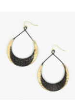 India Crescent Loop Earrings, India