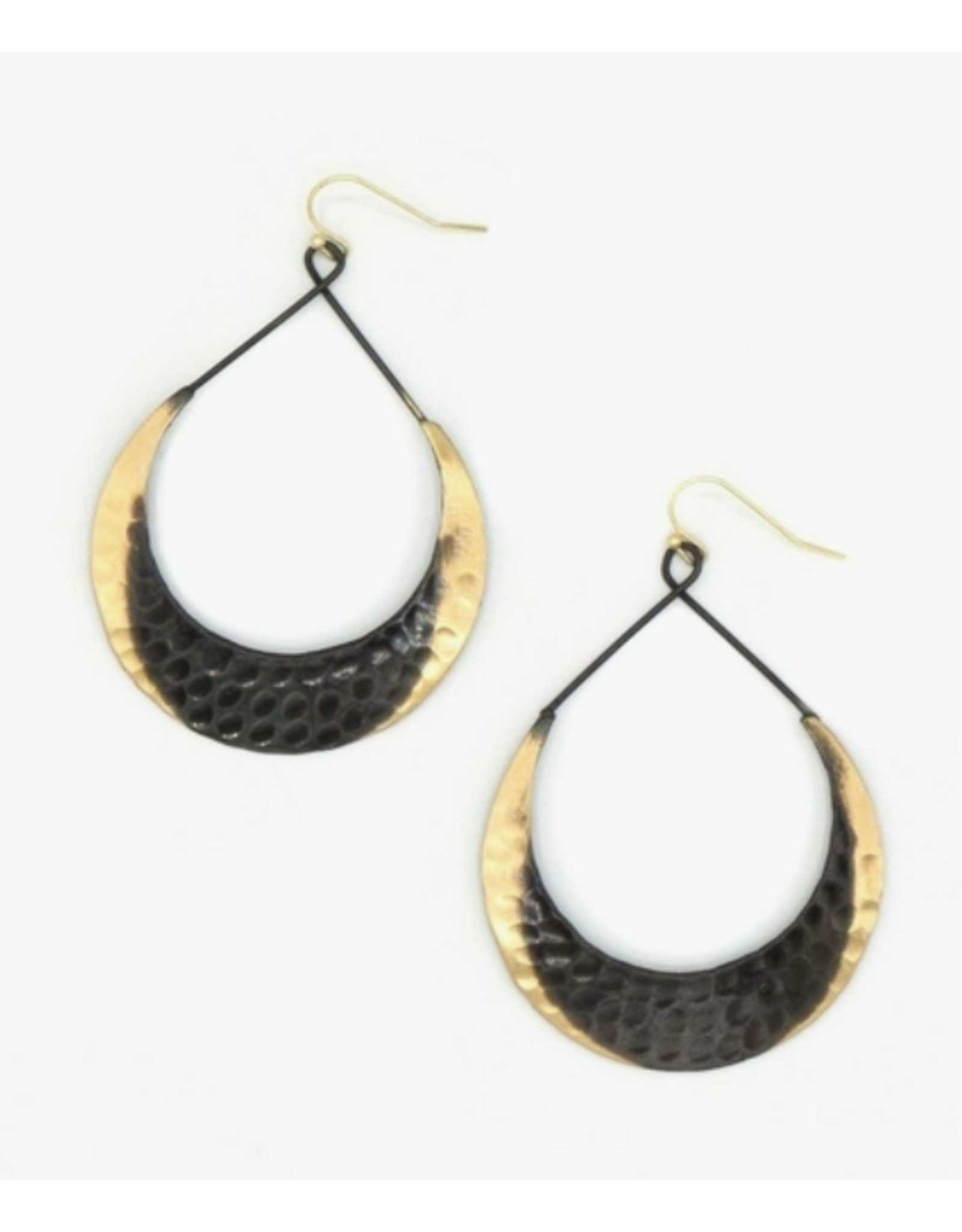 India Crescent Loop Earrings, India