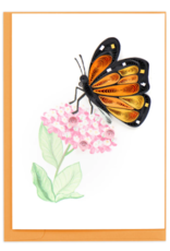 Vietnam Quilled Monarch Milkweed Butterfly Mini Card, Vietnam