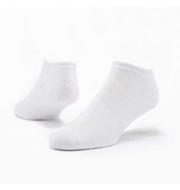 Tanzania Cotton Footie Socks - Solid White