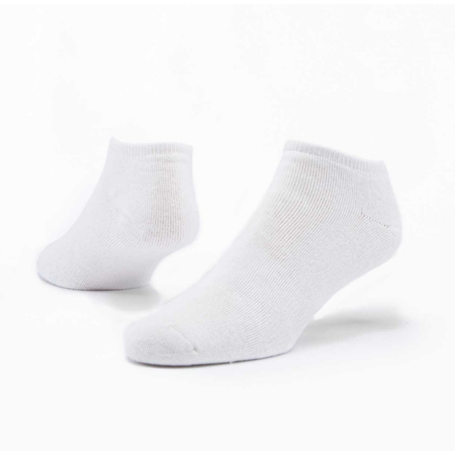 Cotton Footie Socks - Solid White