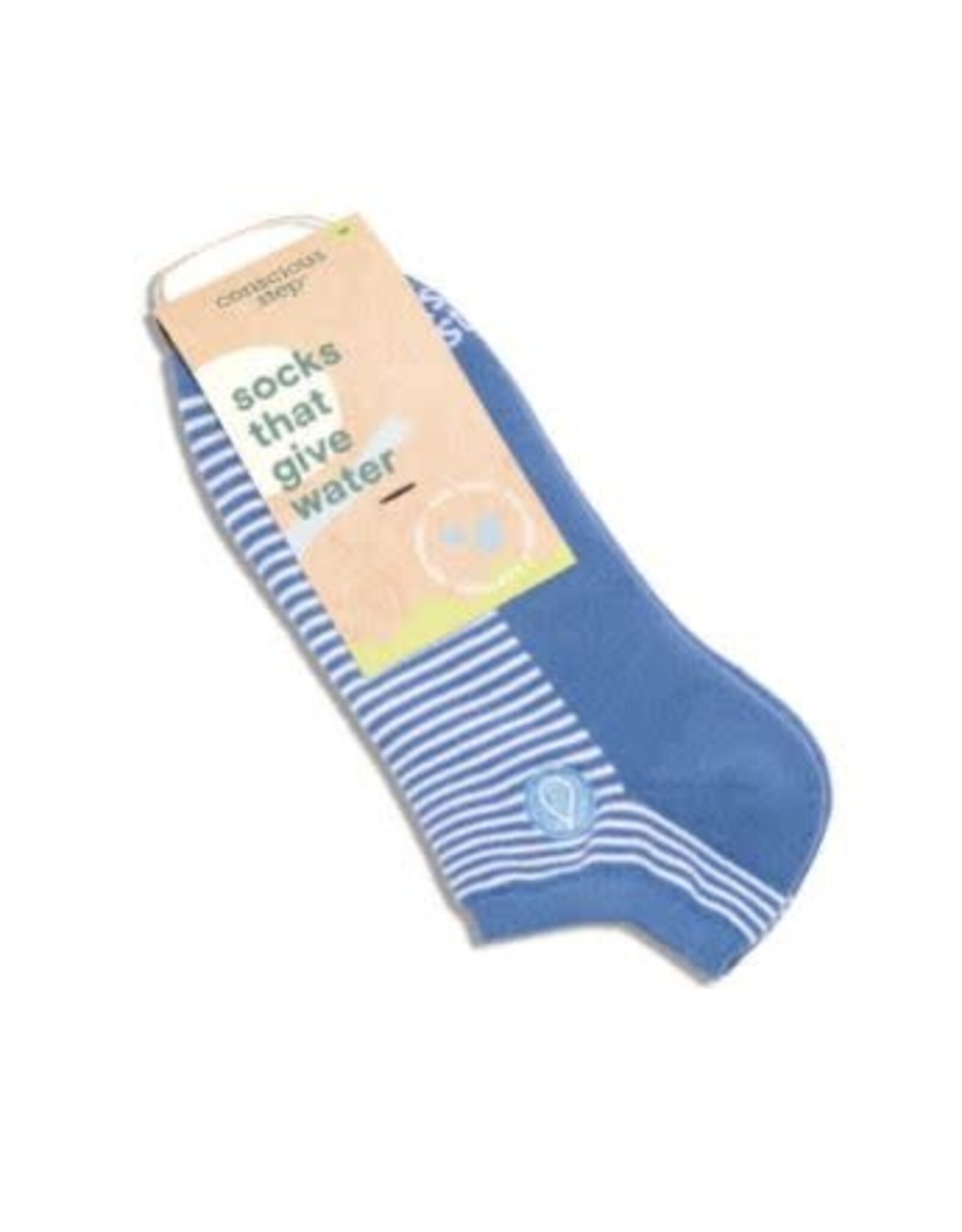 India Ankle Socks That Give Water - Blue Stripe