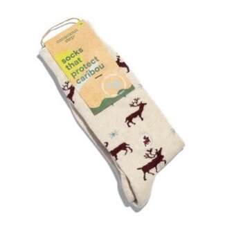 India Conscious Step Crew Socks That Protect Caribou