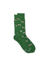 India Crew Socks That Protect Dogs - Green