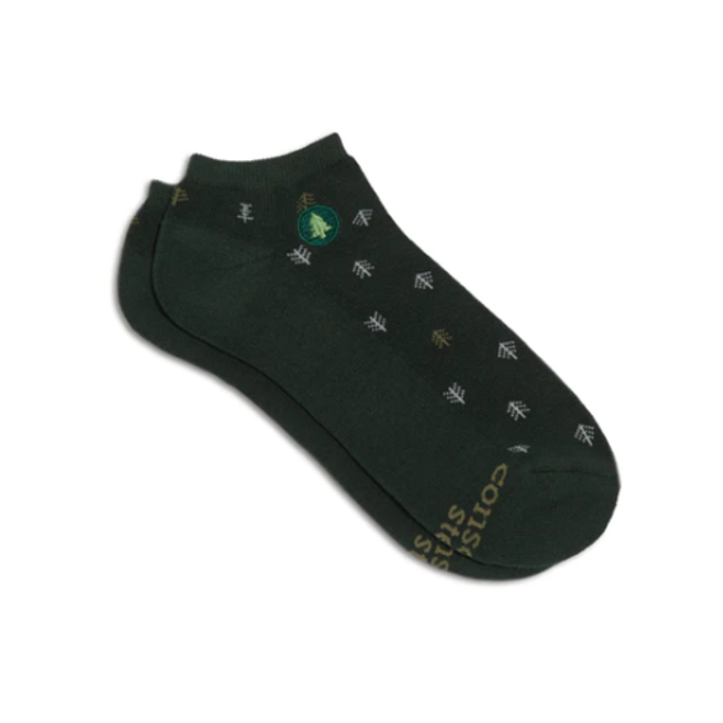 Ankle Socks That Plant Trees - Dark Green