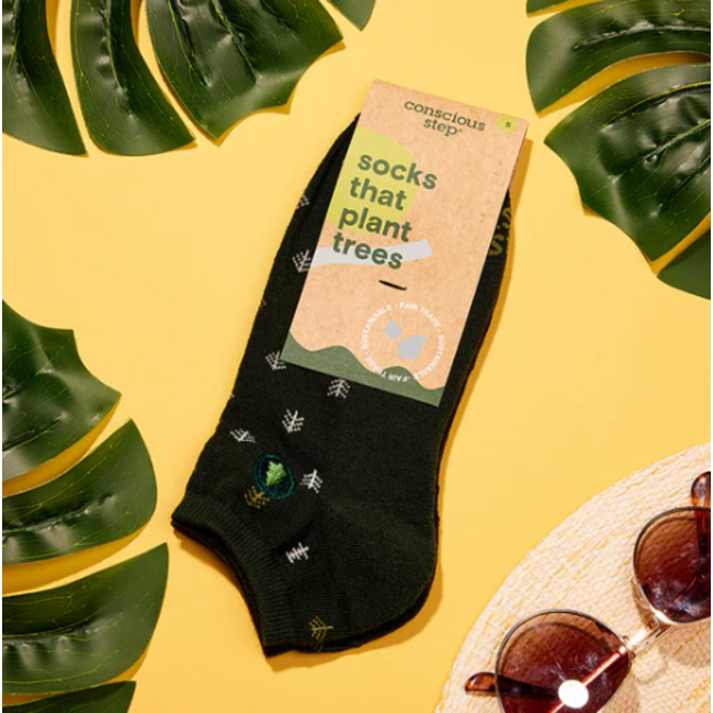 Conscious Step Ankle Socks That Plant Trees - Dark Green