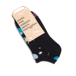 India Ankle Socks That Support Space Exploration - Planets