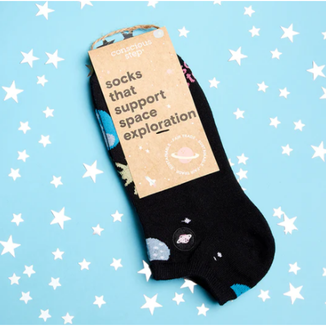Ankle Socks That Support Space Exploration - Planets