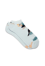 India Ankles Socks That Protect Toucans - Light Blue