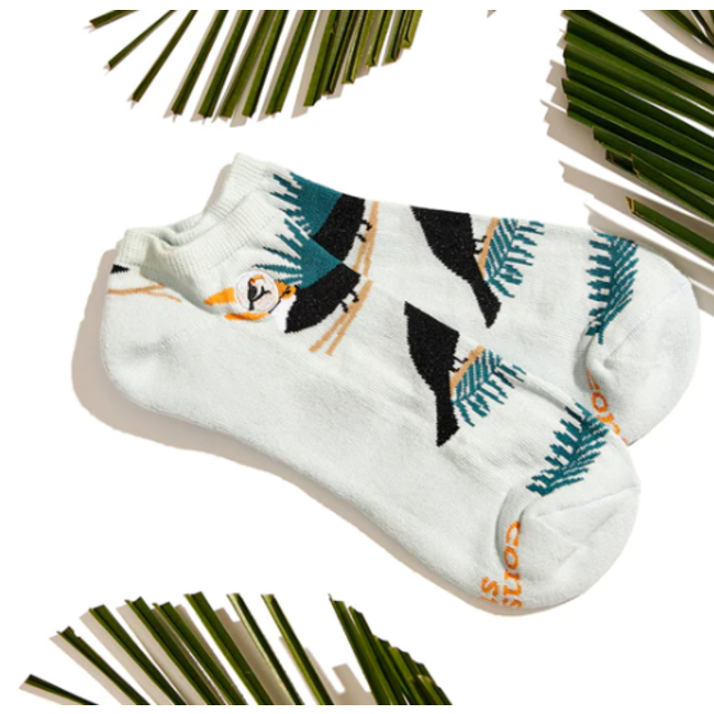Conscious Step Ankles Socks That Protect Toucans - Light Blue