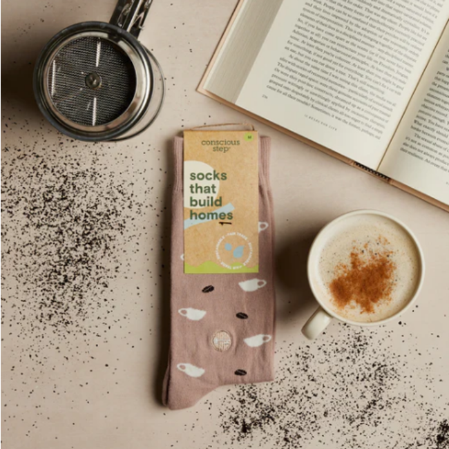 Crew Socks That Build Homes - Coffee