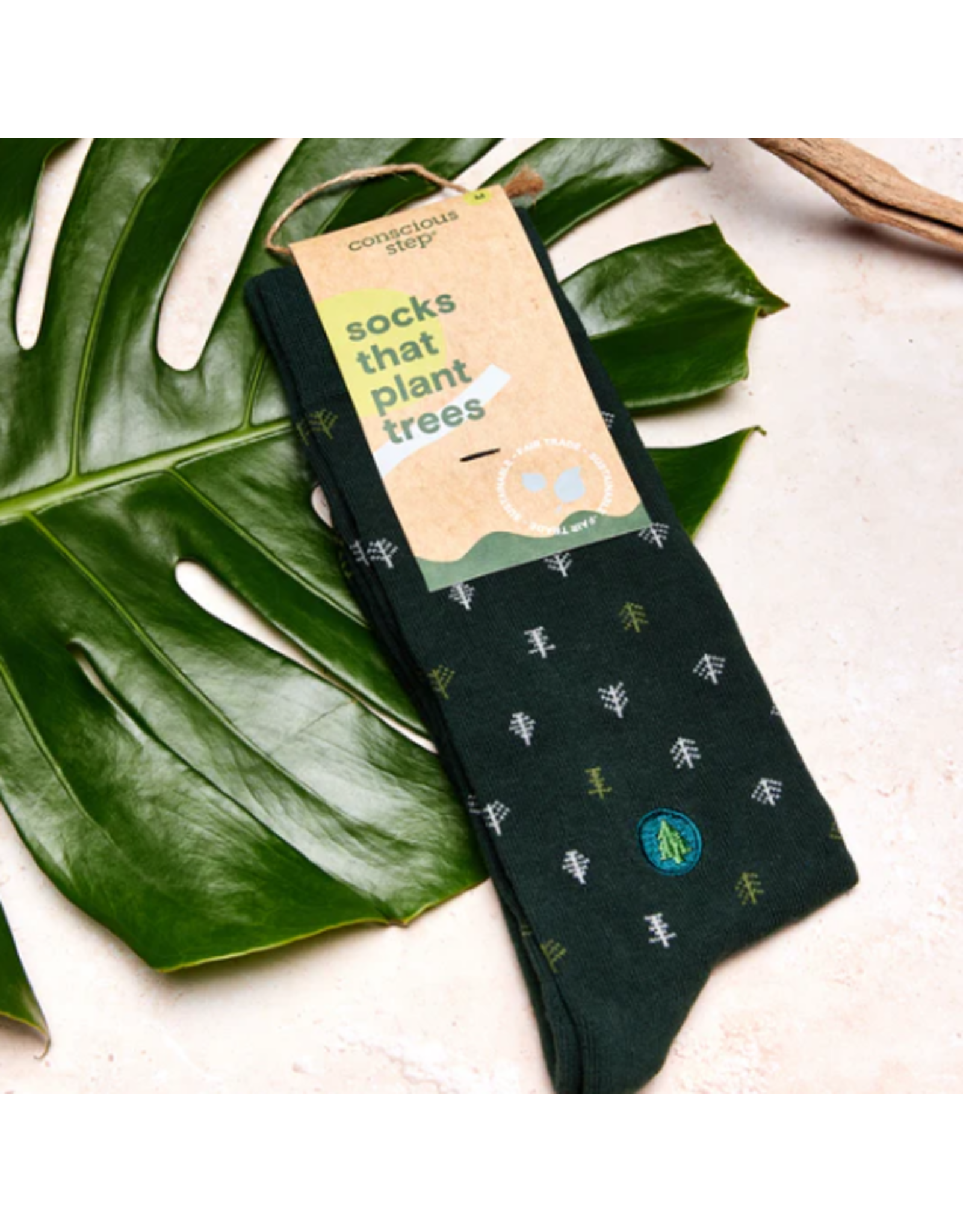India Crew Socks That Plant Trees - Dark Green