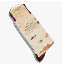 India Crew Socks That Protect Bison