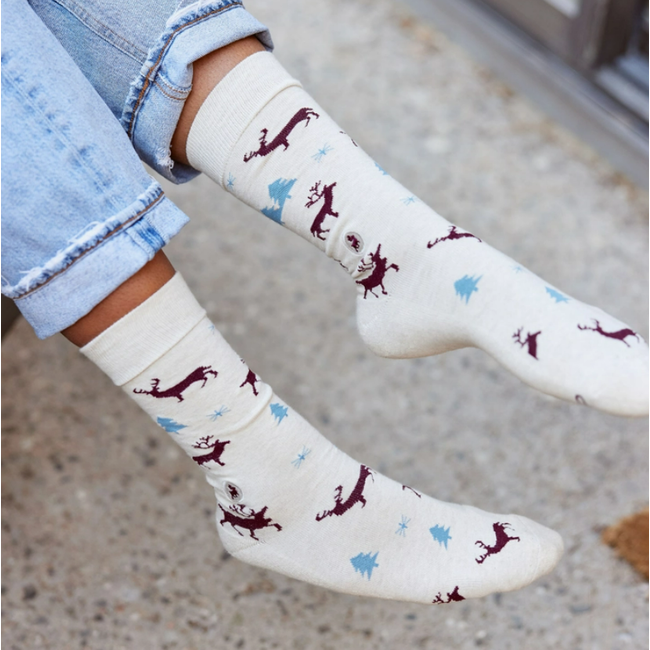 Conscious Step Crew Socks That Protect Caribou