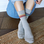 Conscious Step Crew Socks That Save LGBTQ Lives - Grey Stripe