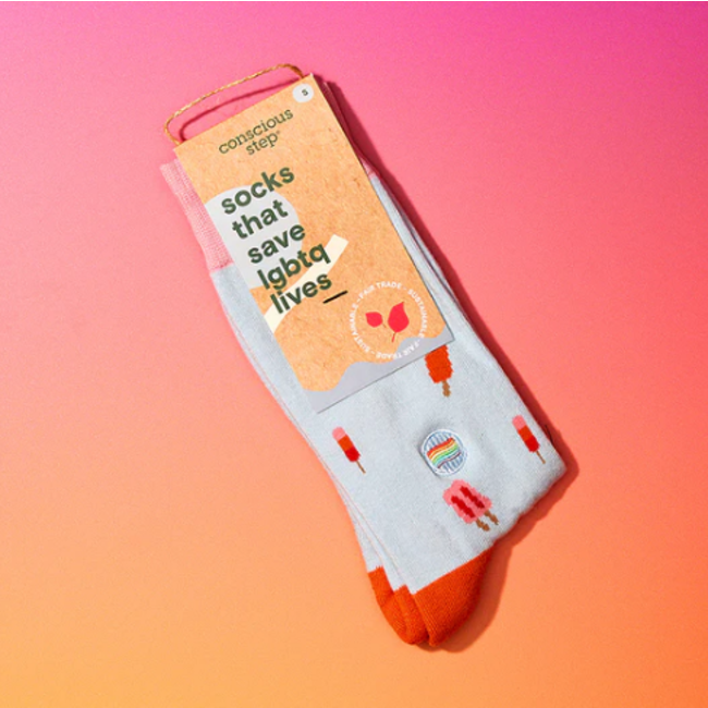Crew Socks That Save LGBTQ Lives - Popsicles