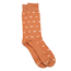 Crew Socks That Stop Violence Against Women - Orange w/ Butterflies