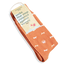 India Crew Socks That Stop Violence Against Women - Orange w/ Butterflies