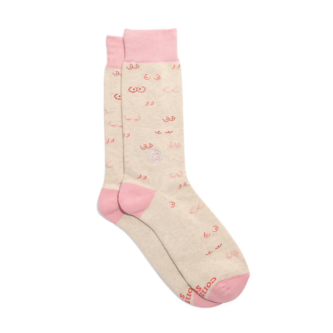 Crew Socks That Support Self-Checks - Boobs