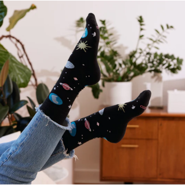 Conscious Step Crew Socks That Support Space Exploration - Planets