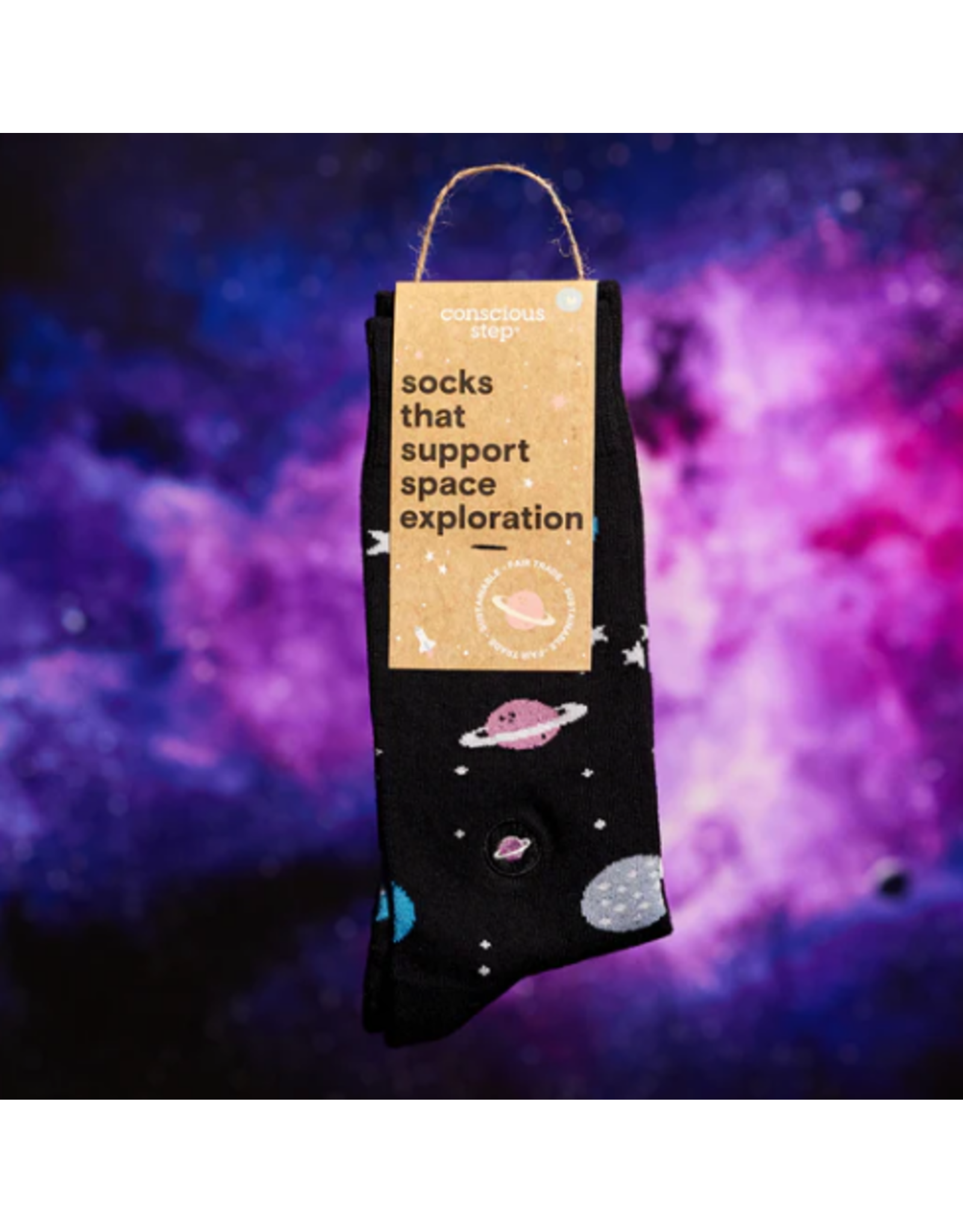 India Crew Socks That Support Space Exploration - Planets