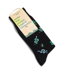 India Crew Socks That Protect Tropical Rainforests - Snakes