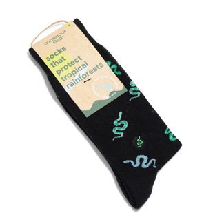 India Crew Socks That Protect Tropical Rainforests - Snakes