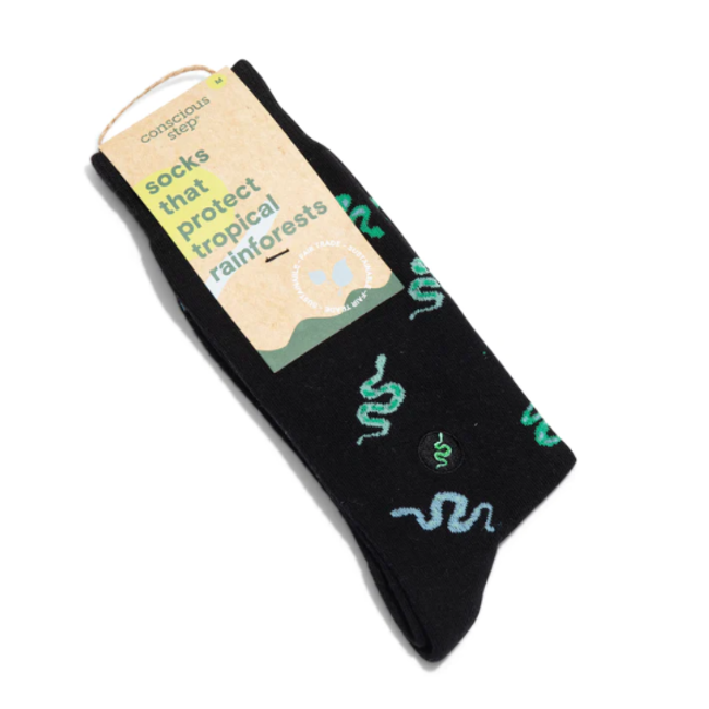 Crew Socks That Protect Tropical Rainforests - Snakes