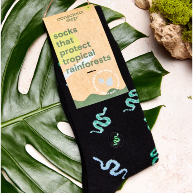 Crew Socks That Protect Tropical Rainforests - Snakes
