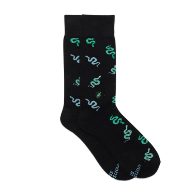 Crew Socks That Protect Tropical Rainforests - Snakes