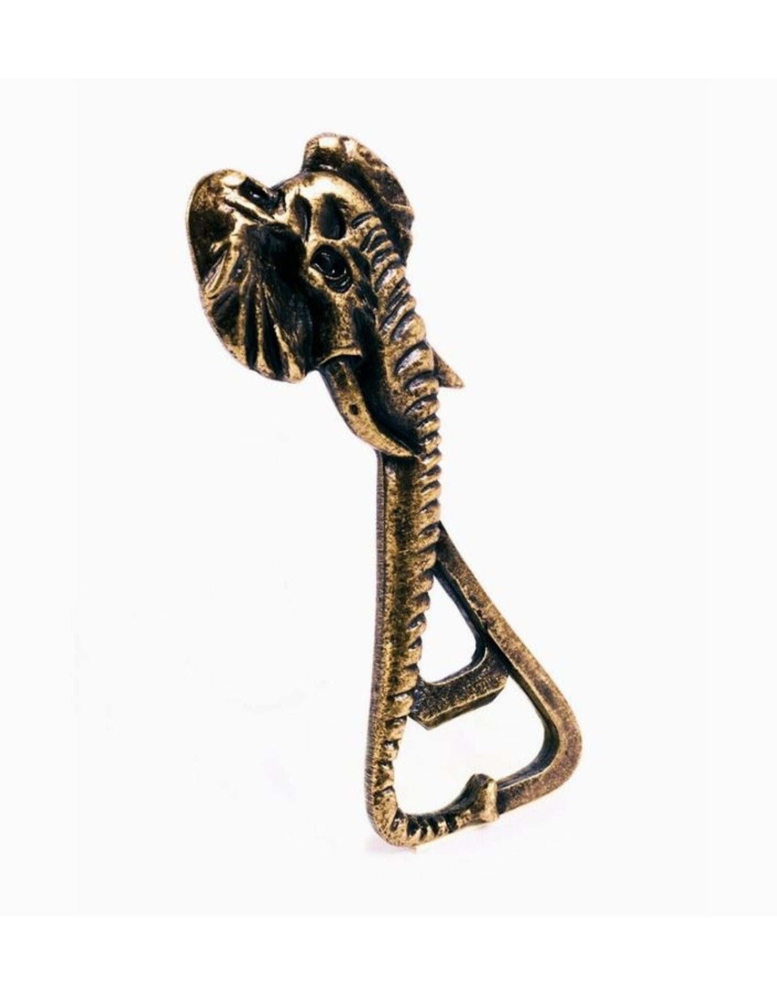 South Africa Elephant Trunk Brass Bottle Opener