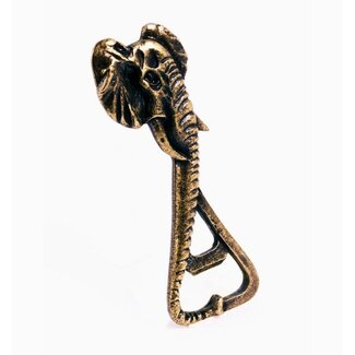 South Africa Elephant Trunk Brass Bottle Opener
