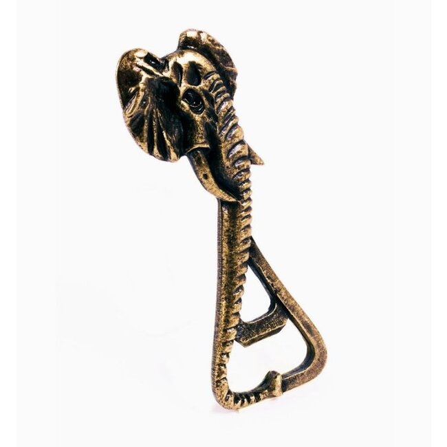 Elephant Trunk Brass Bottle Opener