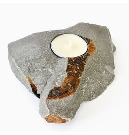 Kenya Natural Soapstone Candle Holder, Kenya