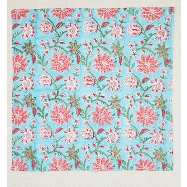 Floral Block Print Napkin