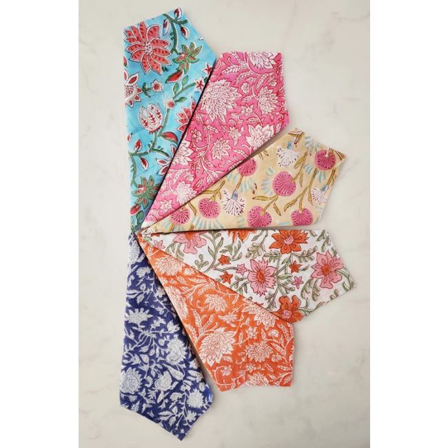 Floral Block Print Napkin