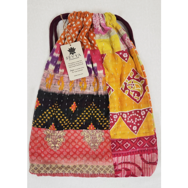 Kantha Backpack