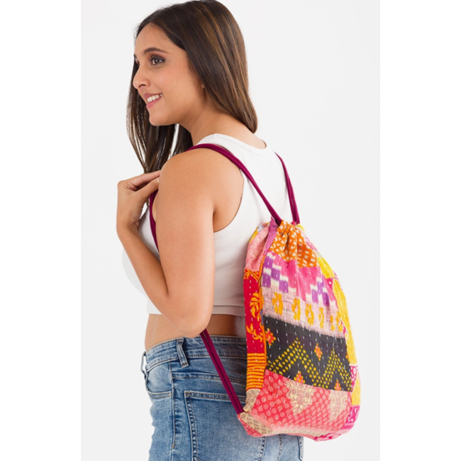 Kantha Backpack