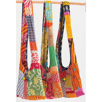 India CLEARANCE Kantha Jhola Bag