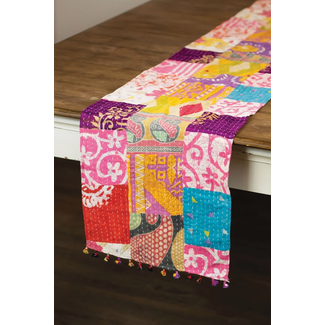 India Kantha Table Runner (13x70)